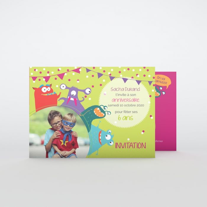 Invitation anniversaire enfant Anniversaire étoilé │ Planet Cards