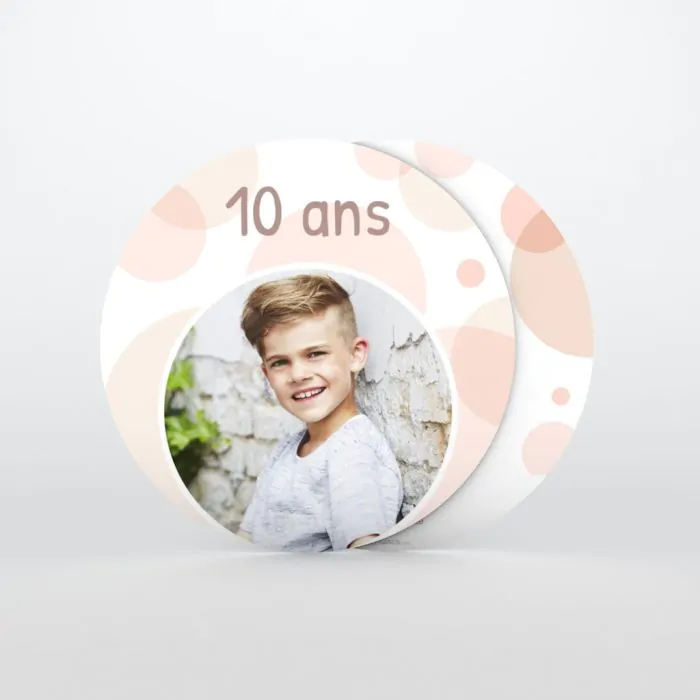 10 cartes invitation anniversaire fille en Français • 10
