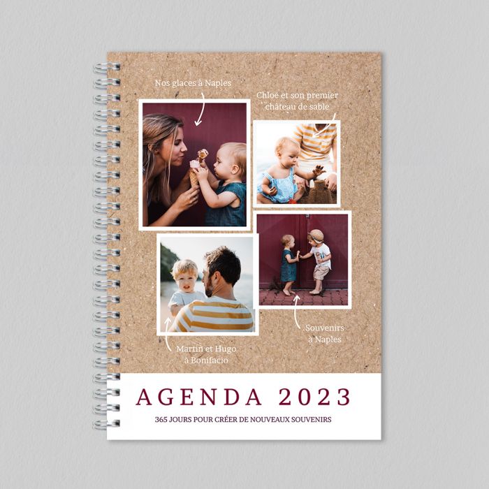 Agenda photo personnalisé 2024 à créer 