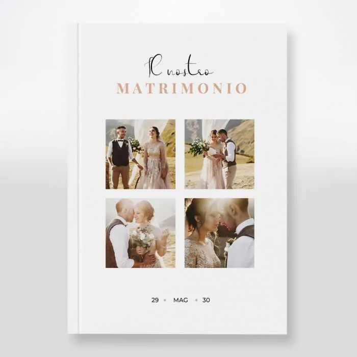 Album fotografico Matrimonio Il grande sì multifoto 30x30 flessibile