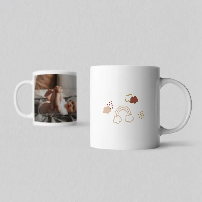 Mug personnalisable - Merci - Collection arc-en-ciel - cadeau